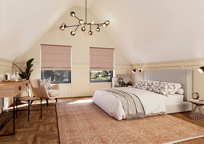 Cortona, Warm Rose - Roman Blind - Image 6